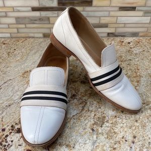 Rag & Bone White Leather Ribbon Loafers Sz 6.5